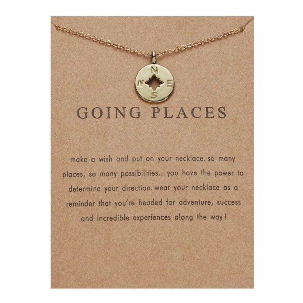 🔥HOT SALE🔥 Golden Compass Inspirational Choker